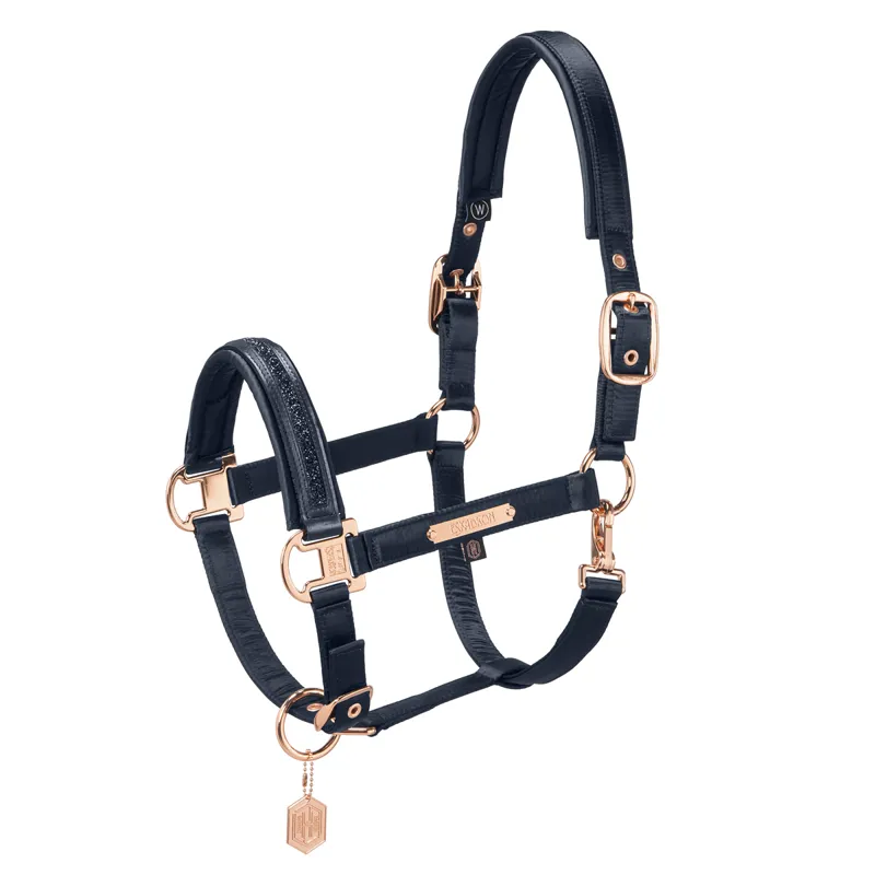 Eskadron Satin Jewel Double Pin Headcollar Heritage AW23 - Navy